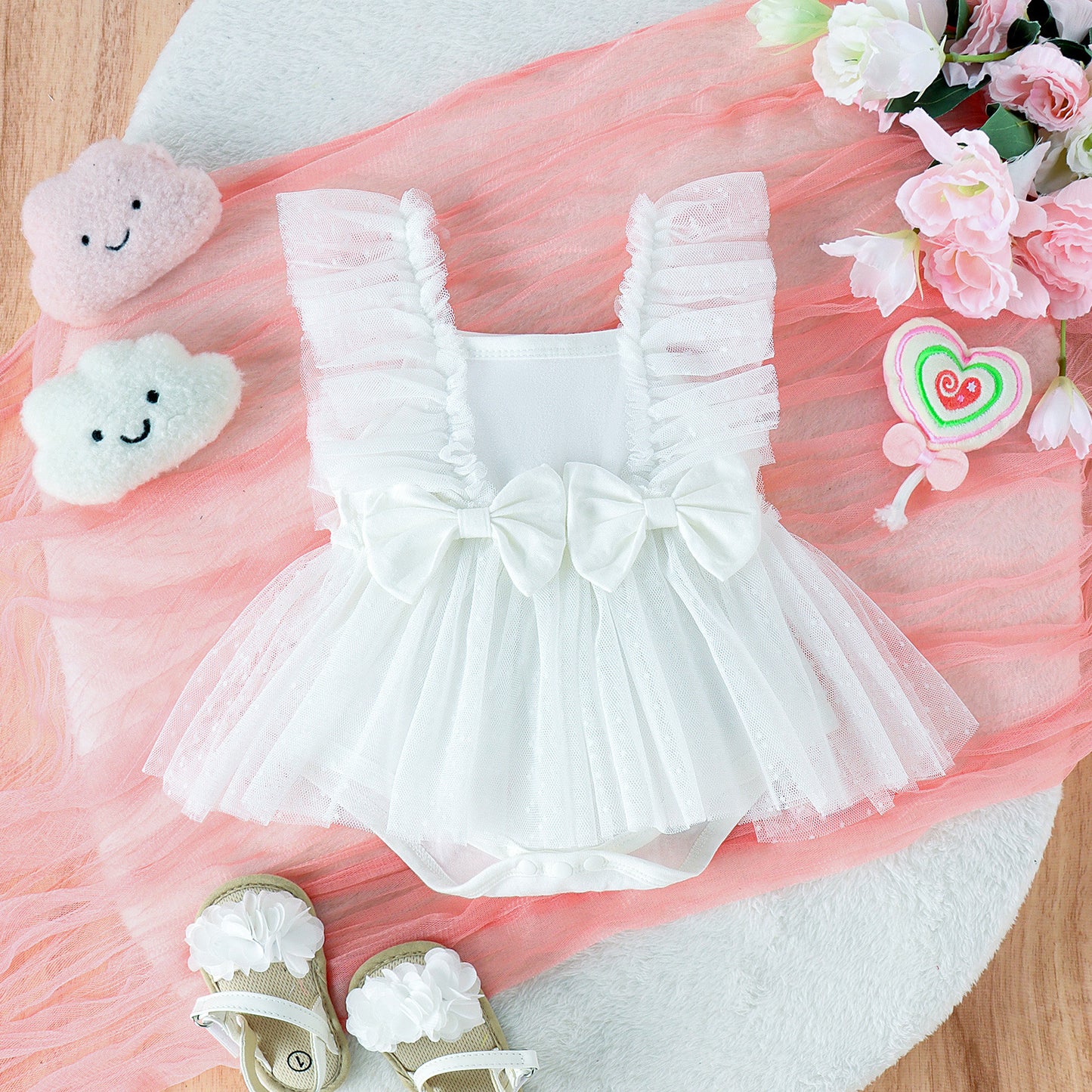 Jumpsuit Baby Net Skirt Princess Poris Dress Baby Skirt Baby Body Pants Jumpsuit